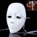 masquerade masks DIY Drawing plastic White Mask for Dance Party hip-hop skull mask Halloween decoration FC90066